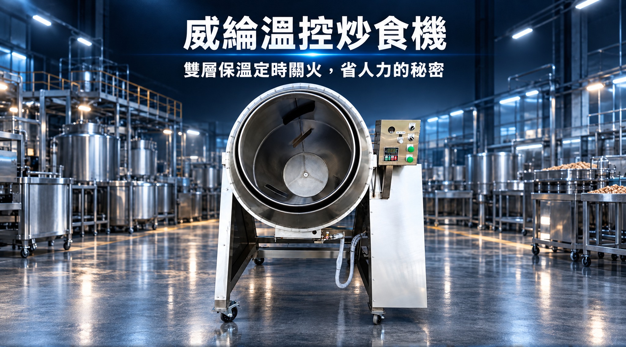 威綸溫控炒食機